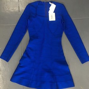 Sara Boo royal blue knit dress